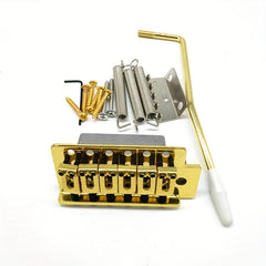 6 String Bridge Saddle Tailpiece for Strat Guitar - Standard Accessories