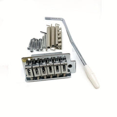 6 String Bridge Saddle Tailpiece for Strat Guitar - Standard Accessories