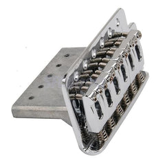 6 String Bridge Saddle Tailpiece for Strat Guitar - Standard Accessories