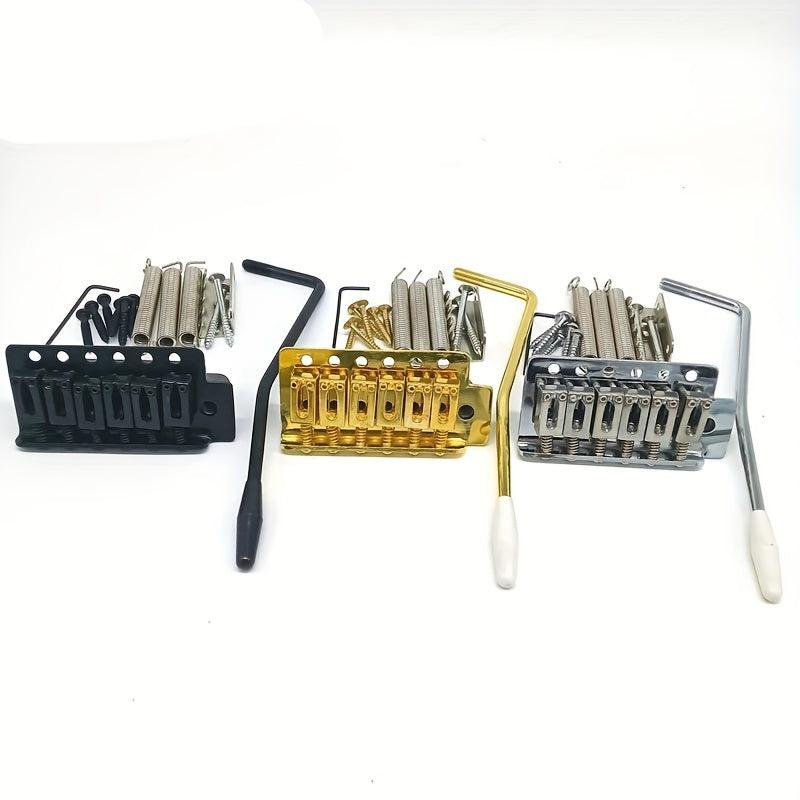 6 String Bridge Saddle Tailpiece for Strat Guitar - Standard Accessories