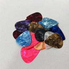 20pcs Colorful Particle Guitar Picks for Guitar Hands