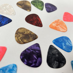 20pcs Colorful Particle Guitar Picks for Guitar Hands