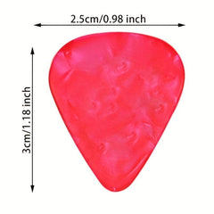 20pcs Colorful Particle Guitar Picks for Guitar Hands