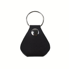 Leather Guitar Pick Bag Clip Keychain