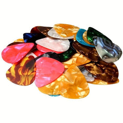 30 Guitar Picks w/ Holder Plectrums for Electric Acoustic Bass Guitar