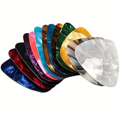 30 Guitar Picks w/ Holder Plectrums for Electric Acoustic Bass Guitar