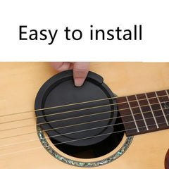 Silicone Sound Hole Cover for Guitar 2 Sizes Reduce Noise Improve Sound
