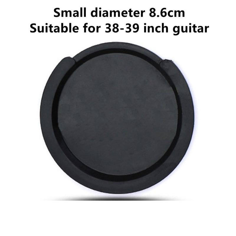Silicone Sound Hole Cover for Guitar 2 Sizes Reduce Noise Improve Sound