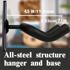 Guitar Wall Mount with 4 Picks - Hangers & Holder Stand