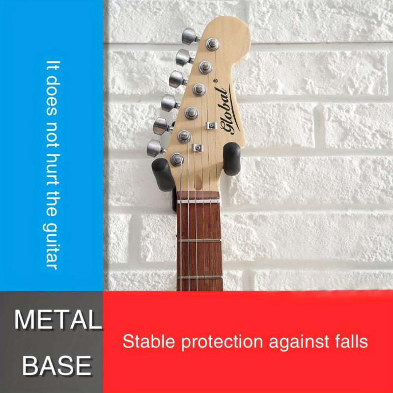 Guitar Wall Mount with 4 Picks - Hangers & Holder Stand