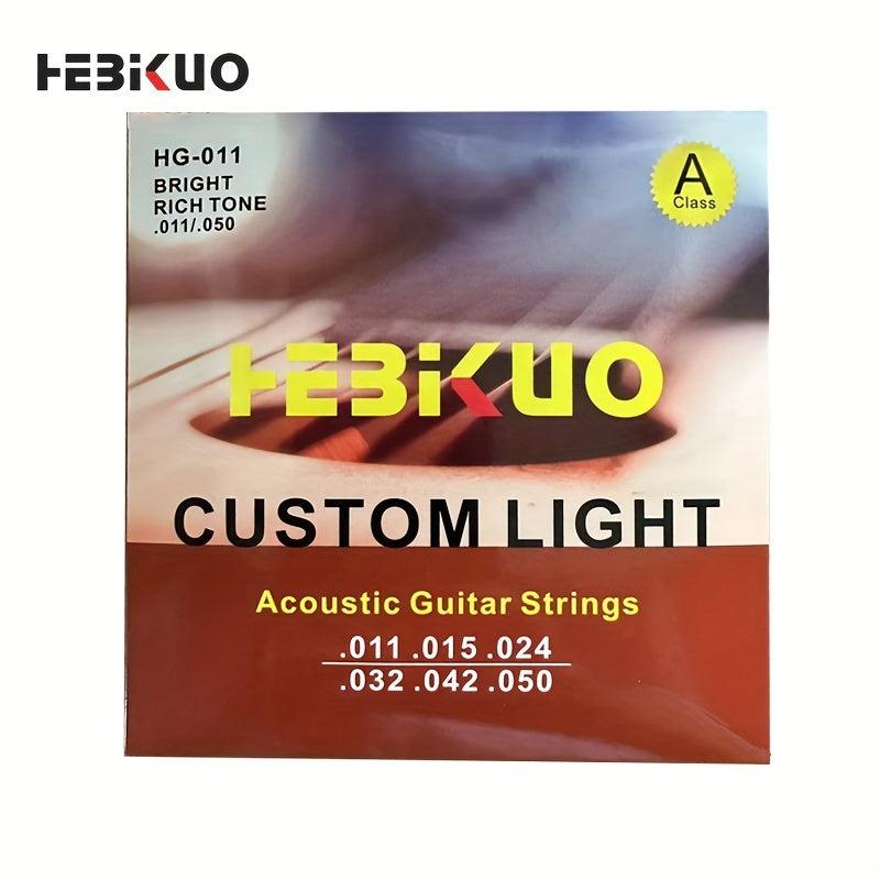6-String Folk Guitar String Set Brass and Steel