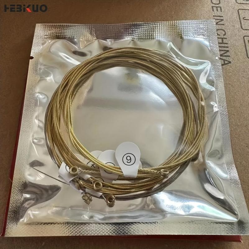 6-String Folk Guitar String Set Brass and Steel