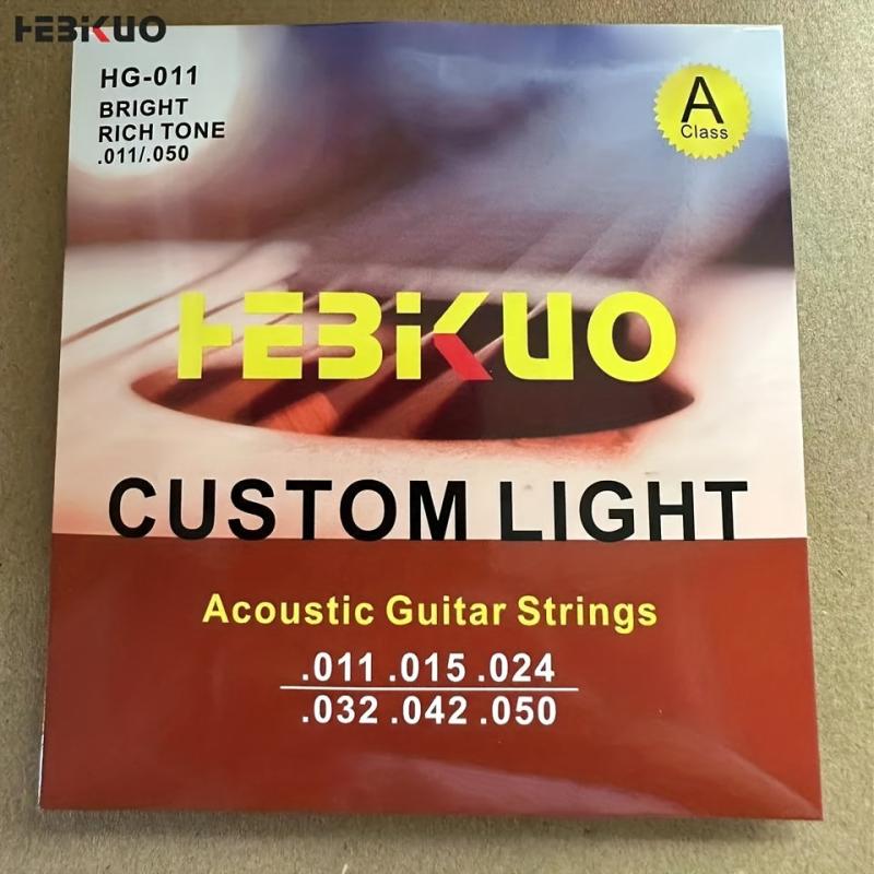 6-String Folk Guitar String Set Brass and Steel