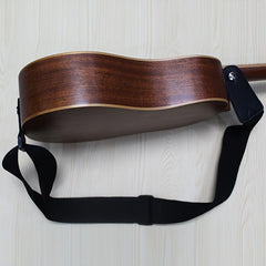 Guitar Strap PU Faux Leather Canvas Woven Strap Sturdy Durable Beginners
