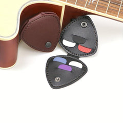 Portable Guitar Plectrum Storage Bag - Holds 6 Plectrums
