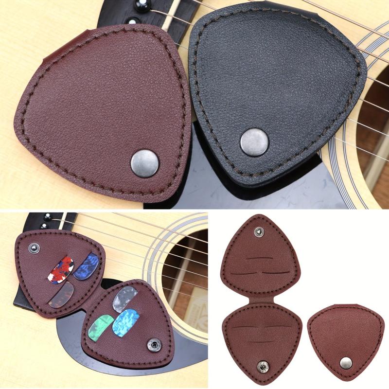 Portable Guitar Plectrum Storage Bag - Holds 6 Plectrums