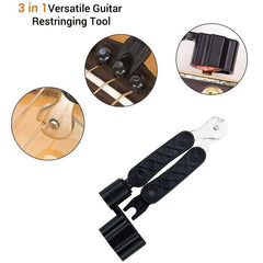 Guitar String Winder Cutter Puller for Ukulele Banjos Mandolins