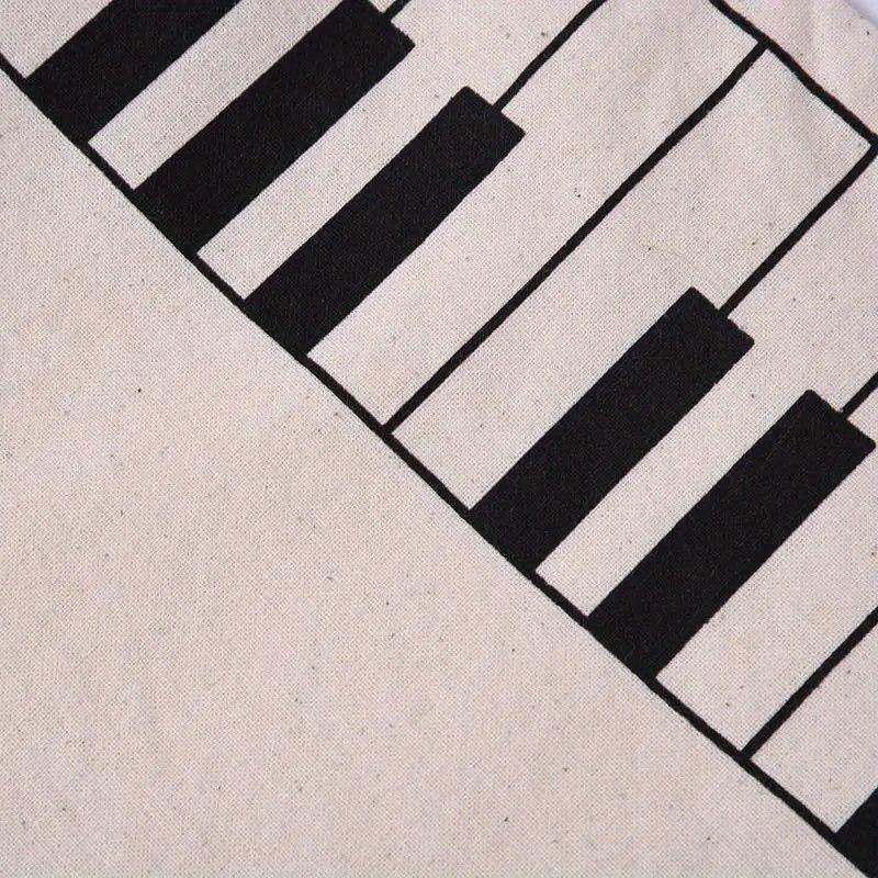 Portable Music Score Bag Keyboard Pattern Musical Bags