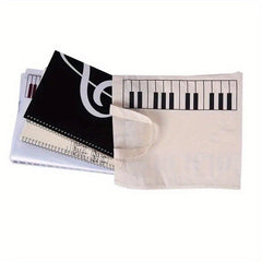 Portable Music Score Bag Keyboard Pattern Musical Bags