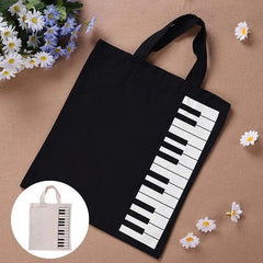 Portable Music Score Bag Keyboard Pattern Musical Bags