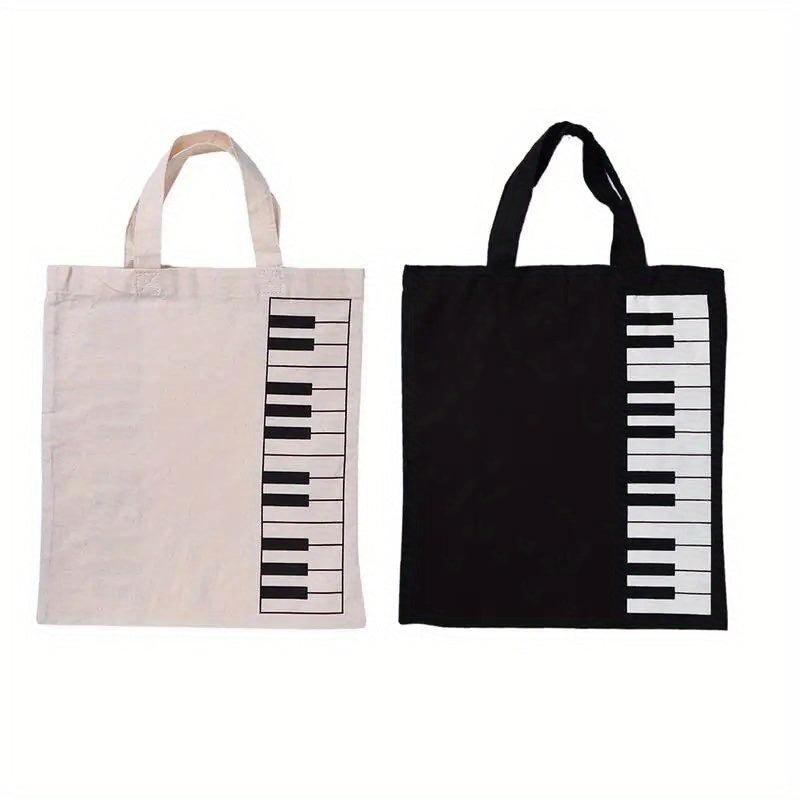 Portable Music Score Bag Keyboard Pattern Musical Bags