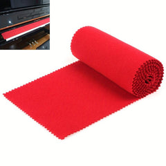 Soft Red Piano Keyboard Protective Cover Cloth 125