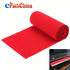 Soft Red Piano Keyboard Protective Cover Cloth 125
