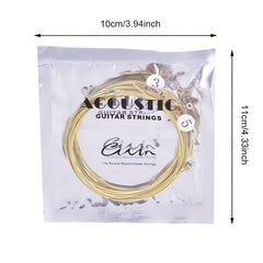 CIVIN Folk Guitar Strings Acoustic Brass Set