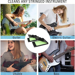 Guitar String and Fretboard Cleaner Dual Action for Guitar Bass Ukulele