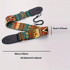 Ethnic Style Acoustic Guitar Strap