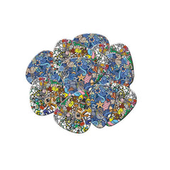 10pcs PVC Guitar Pick Set 0.46 0.71 1.0mm Thickness