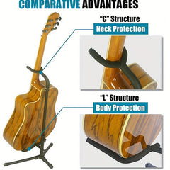 Foldable Adjustable Guitar Stand