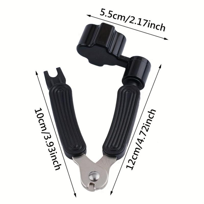 Guitar String Winder 3 IN 1 String Peg Winder String Cutter Pin Puller
