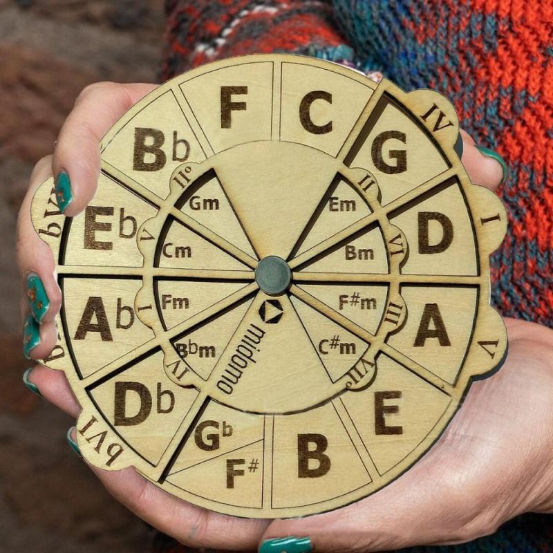 Round Music Melody Tools Music Learning Wooden Log Instrument Tools