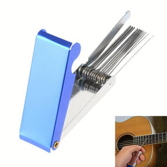 Portable Guitar Repair Tool Set - Steel Luthier Kit for Nut Slotting & Filing