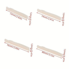 Bone Bridge Saddle for Acoustic Guitar 72-80MM