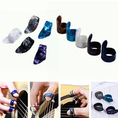 5pcs Guitar Picks Rings Thumb Pick Finger Nail Plectrums Set Guitar Accessories