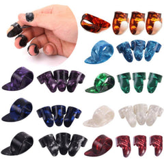 5pcs Guitar Picks Rings Thumb Pick Finger Nail Plectrums Set Guitar Accessories