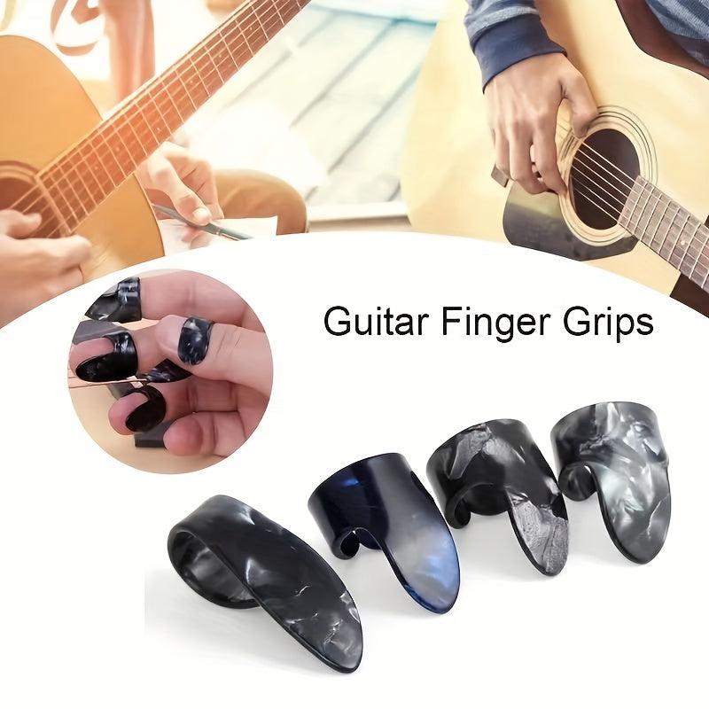 5pcs Guitar Picks Rings Thumb Pick Finger Nail Plectrums Set Guitar Accessories