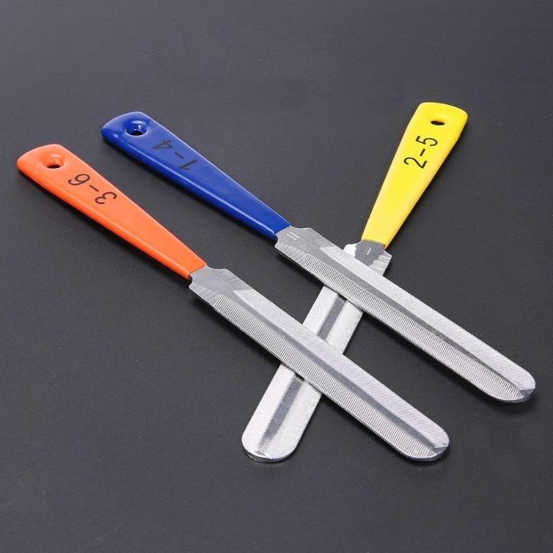 3pc Guitar Nut Files Fret Crowning Slot Filing Luthier Repair Tool