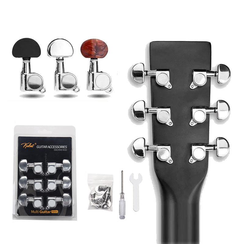 6Pcs Guitar String Tuning Pegs Closed Tuner Machine Heads