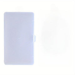 Transparent Guitar Paddle Storage Box Hand Ledger Sticker Split Mini Box