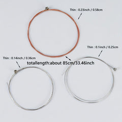 Folk Acoustic Guitar Single Strings E B G Replacement Set
