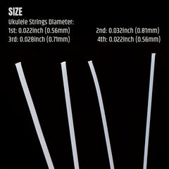 AHAJII Nylon Strings for Ukulele Beginners
