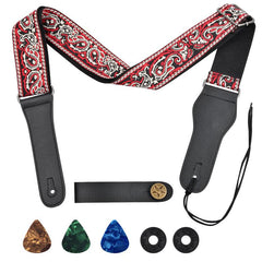 Guitar Strap Adjustable Length With Accessories In Random