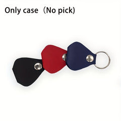 3pcs Guitar Pick Case Red Finger Pick Box Folk Acoustic Guitar Picks Holder