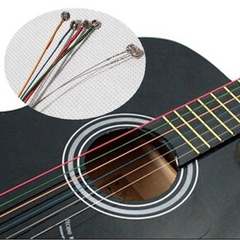 Rainbow Colorful Acoustic Guitar String Set