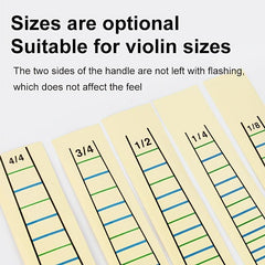 Violin Fidget Finger Position Label Tongue Sticker Beginner Accessories