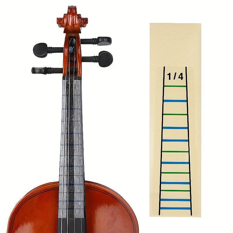 Violin Fidget Finger Position Label Tongue Sticker Beginner Accessories