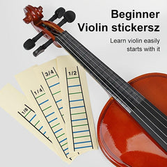 Violin Fidget Finger Position Label Tongue Sticker Beginner Accessories